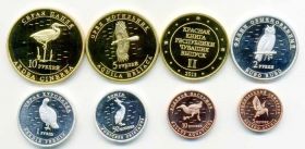 Набор монетовидных жетонов Чувашия 2014 (2 серия-8 жетонов)