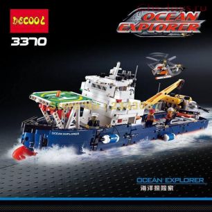 Конструктор Decool Technic Исследователь океана 3370 (Аналог LEGO Technic 42064) 1342 дет