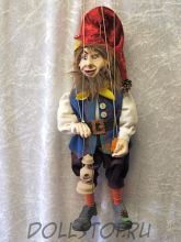 Чешская кукла-марионетка Гном  - A41 TRPASLÍK (Чехия, Praha, Hand Made, авторы  Ивета и Павел Новотные)