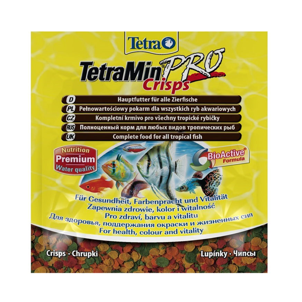 Корм Tetra Min Pro Crisps чипсы 12гр для всех видов тропических рыб