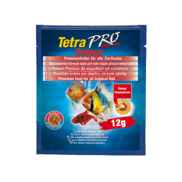 Корм Tetra Pro Color Crisps чипсы 12гр для рыб для усиления насыщенности окраса