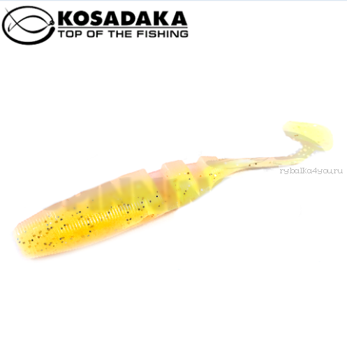 Виброхвост Kosadaka Loopy Shad 80, 7шт., цвет PCH LSH-080-PCH