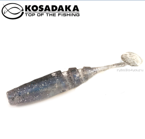 Виброхвост Kosadaka Loopy Shad 80, 7шт., цвет SR LSH-080-SR