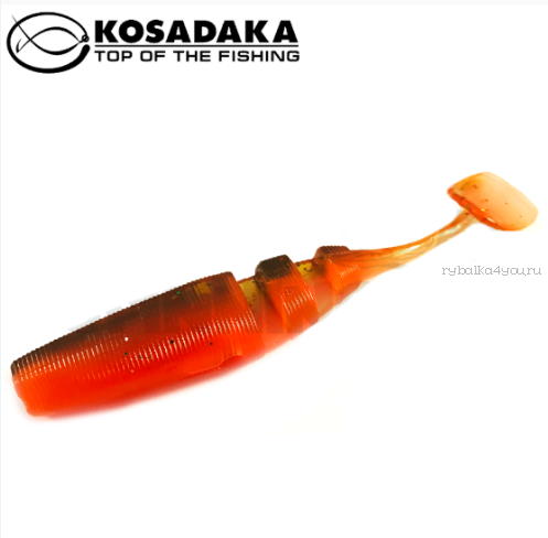 Виброхвост Kosadaka Loopy Shad 80, 7шт., цвет VF LSH-080-VF