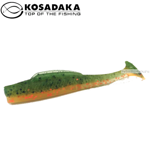 Виброхвост Kosadaka Weedless Minnow 65, 6шт., цвет BOT WM-065-BOT