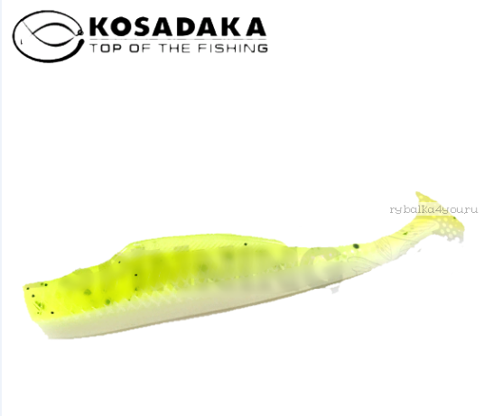 Виброхвост Kosadaka Weedless Minnow 65, 6шт., цвет WG WM-065-WG