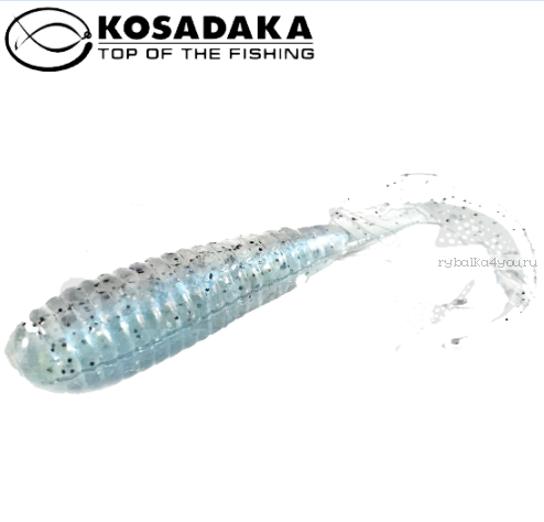 Твистер Kosadaka с разрезным хвостом Triple Tail 60, 10шт., цвет SBY TTL-060-SBY