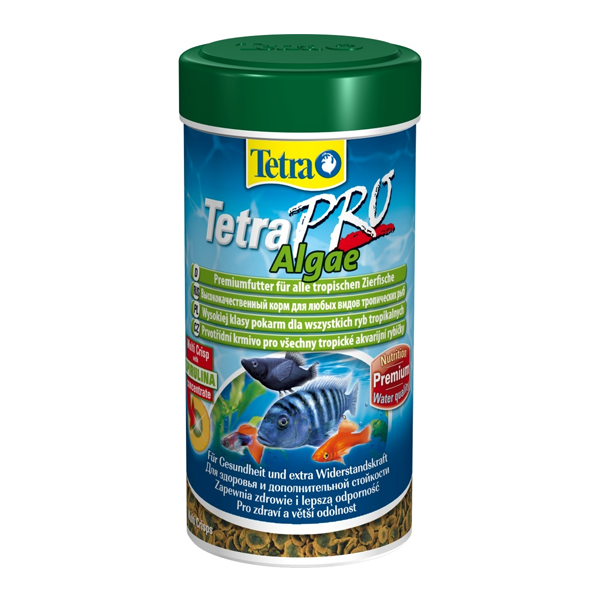 Растительный корм Tetra Pro Algae чипсы 250мл для декоративных рыб