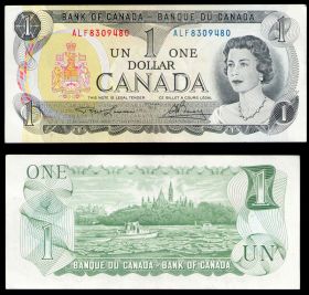 Канада 1 доллар 1973. UNC-AUNC. ОТЛИЧНАЯ