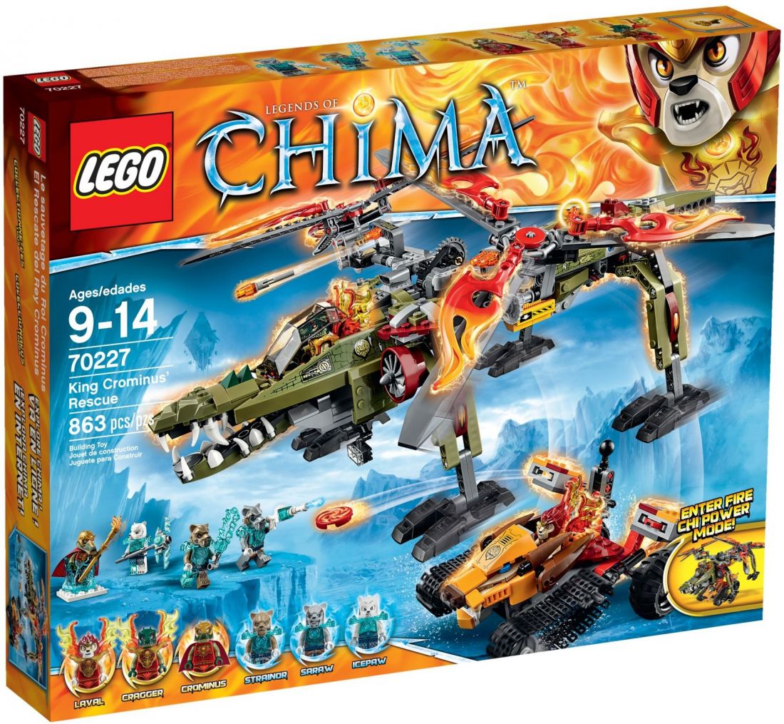 LEGO CHIMA: Спасение короля Кроминуса 70227
