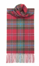 теплый шотландский шарф 100% шерсть ягнёнка, расцветка клана Маклин MACLEAN OF DUART WEATHERED TARTAN
