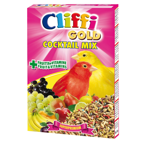 Коктейль Cliffi Cocktail Mix Canaries зерна, злаки, фрукты, овощи для канареек 300гр
