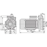 Насос AquaViva LX WP500Т 67 м³/ч (5HP, 380V)