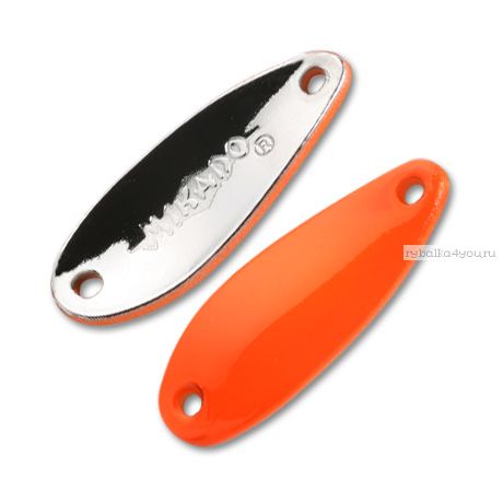 Блесна колеблющаяся Mikado Mini  1.5 г. / 2.4 см. - оранжевый-серебро