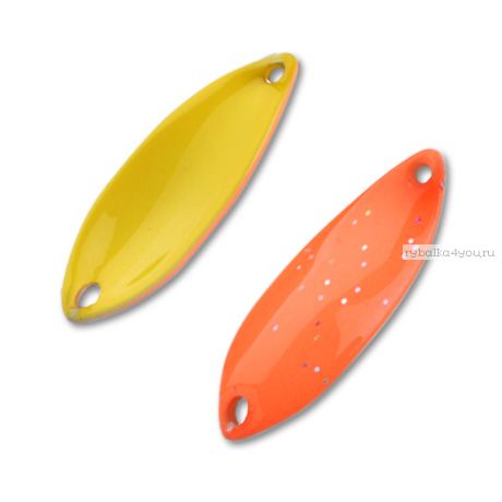 Блесна колеблющаяся Mikado Trout Campione Mini  1.4 г. / 2.2 см. - оранжевый-желтый
