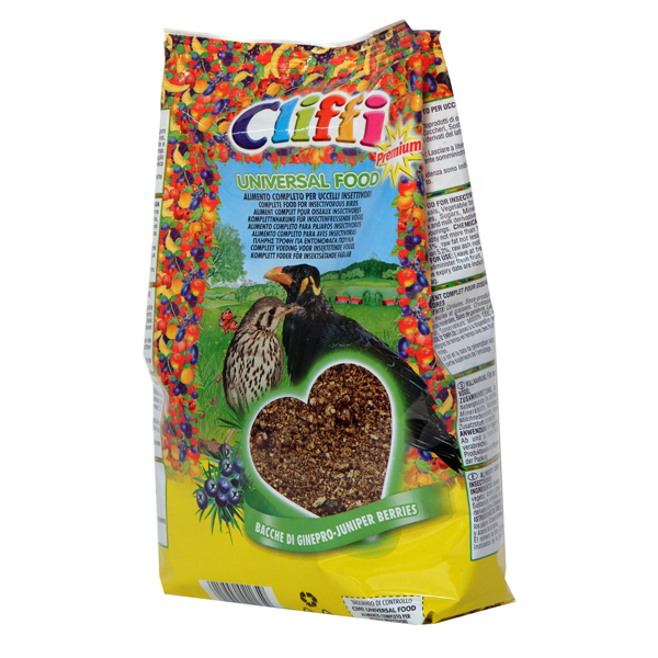Корм Cliffi Universal Food Универсальный 1кг для насекомоядных птиц
