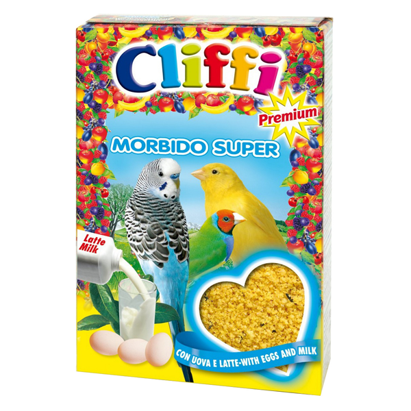 Корм Cliffi Morbido Super Яичный с молоком 5кг для всех зерноядных птиц