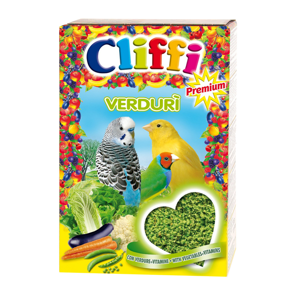 Корм Cliffi Verduri Яичный с овощами 300гр для всех зерноядных птиц