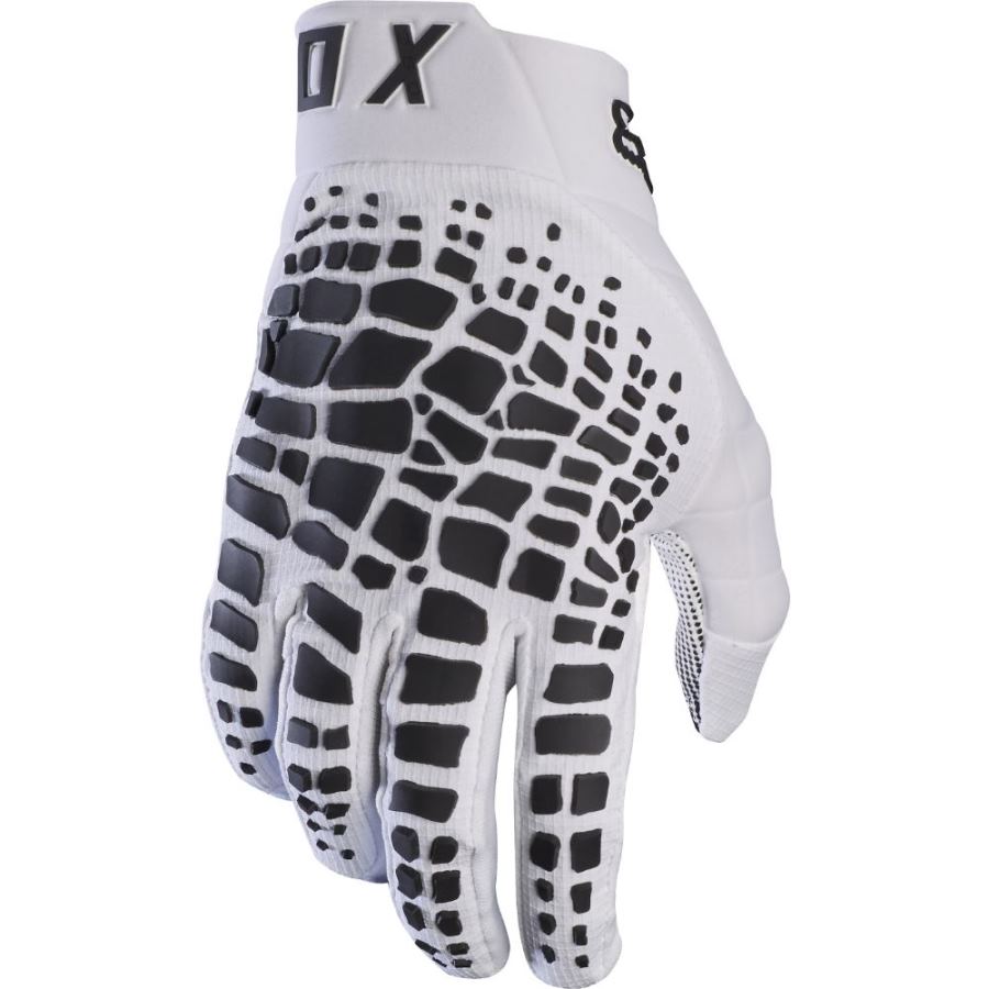 Fox 360 Grav White перчатки, белые
