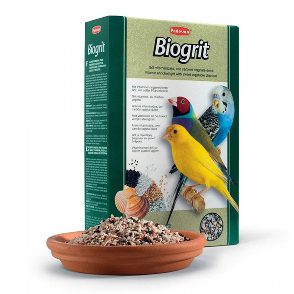 Био-песок Padovan Biogrit для декоративных птиц 700гр