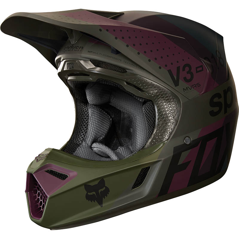 Fox - 2018 V3 Draftr Charcoal ECE шлем, темно-серый