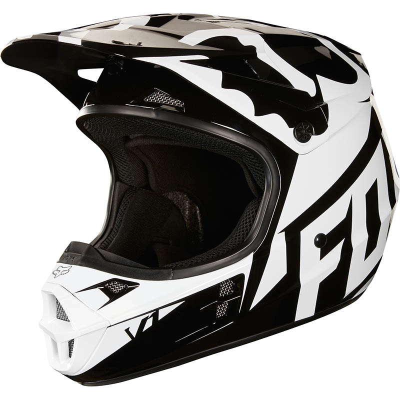 Fox - 2018 V1 Race Black ECE шлем, черный