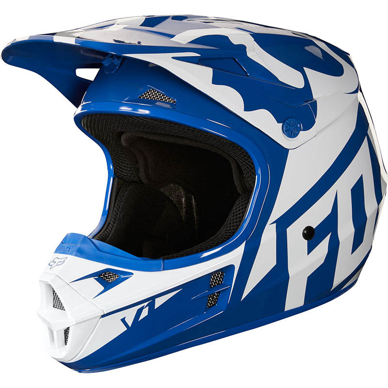 Fox - 2018 V1 Race Blue ECE шлем, синий