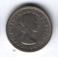 6 пенсов 1961 г. Великобритания