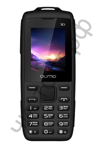 Моб. телефон QUMO Push Push X2, черный. камера , ВТ , радио MicroSD до 16 ГБ, LCD 1.77". 2 SIM аккум: 500 мАч. операт пам: 32 МБ. 3.5 mm mini-jack..