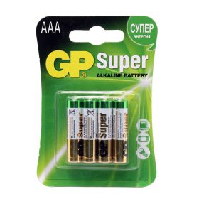 Алкалиновая батарейка AAA/LR03 "GP Super" 1.5v 4 шт.