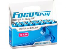 Алкалиновая батарейка AAA/LR03 "Focusray" 1.5v 16 шт.