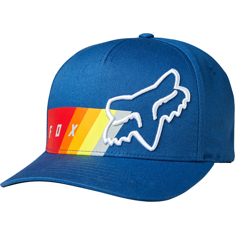 Fox - Draftr Flexfit Blue бейсболка, синяя