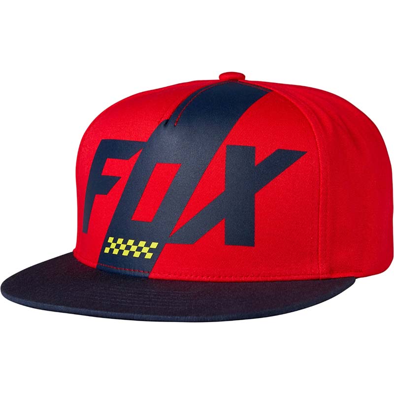 Fox - Scalene Snapback Red бейсболка, красная