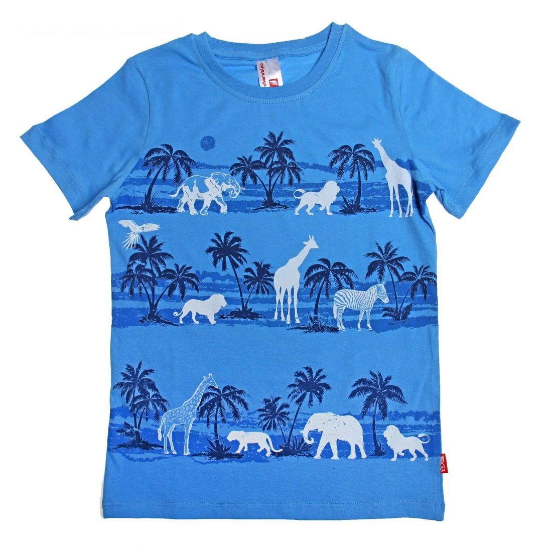 Голубая футболка Африка