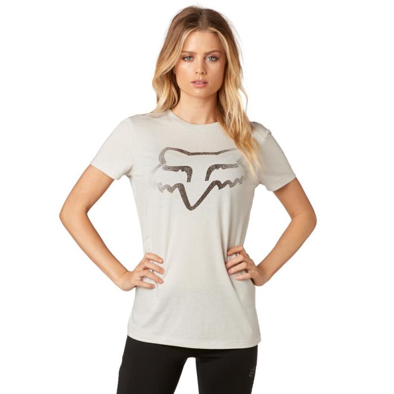 Fox - Certain SS Crew Tee Cloud Grey футболка женская, серая