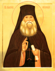 Иларион Оптинский (рукописная икона)