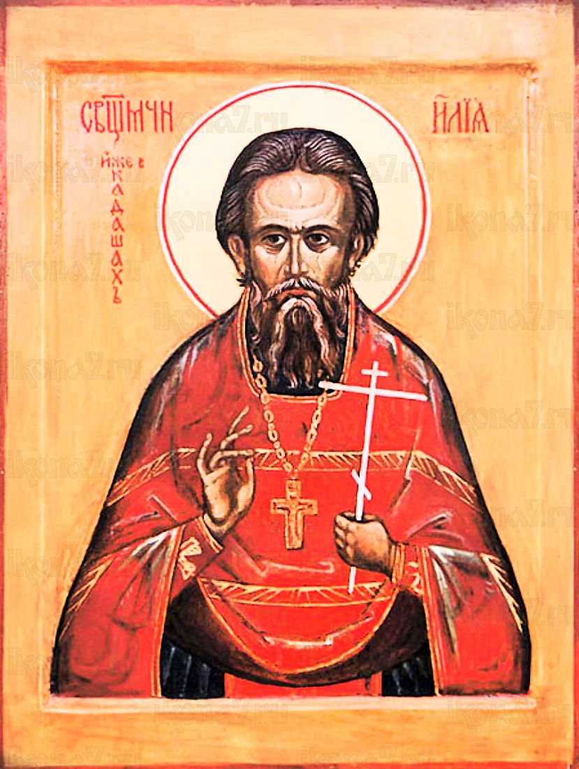 Илия Громогласов (рукописная икона)