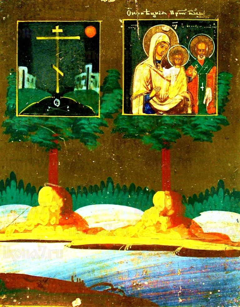 Икона Оковецкая икона Божией Матери (копия старинной)