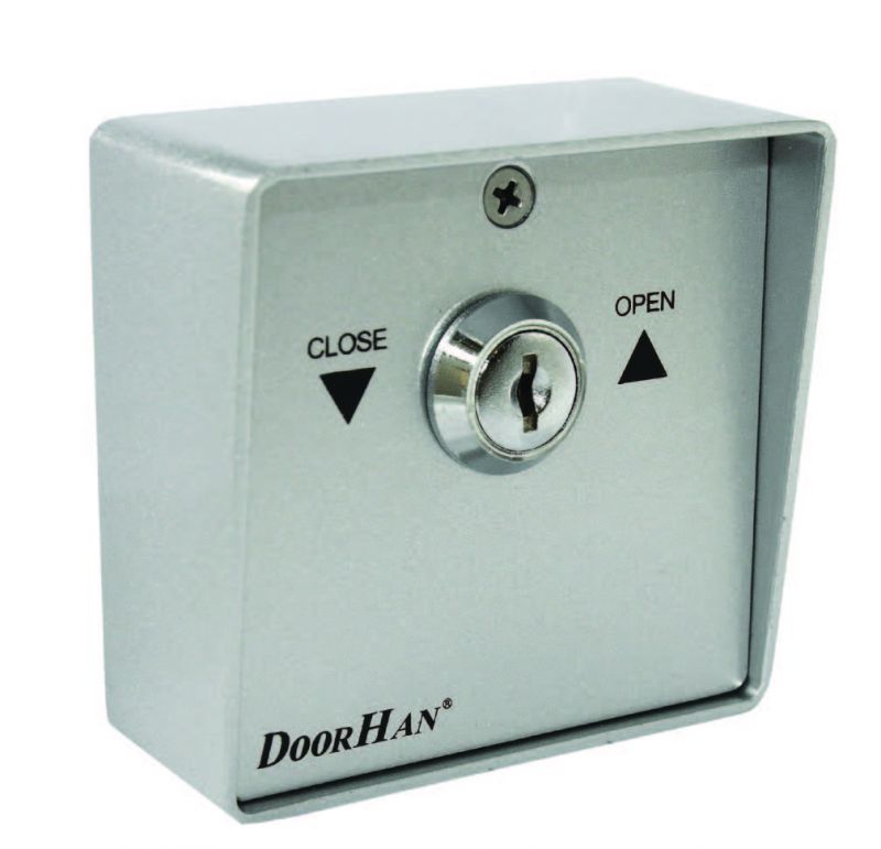 Выключатель металлический SWM кнопка-ключ для рольставен (DOORHAN)