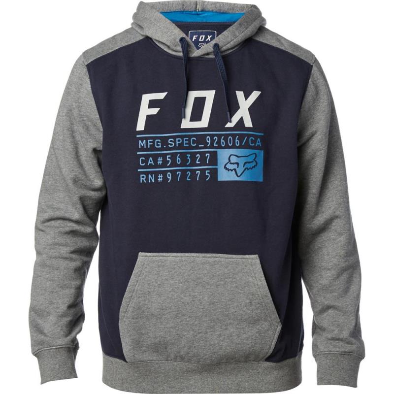 Fox - District 3 Pullover Fleece Midnight толстовка, синяя
