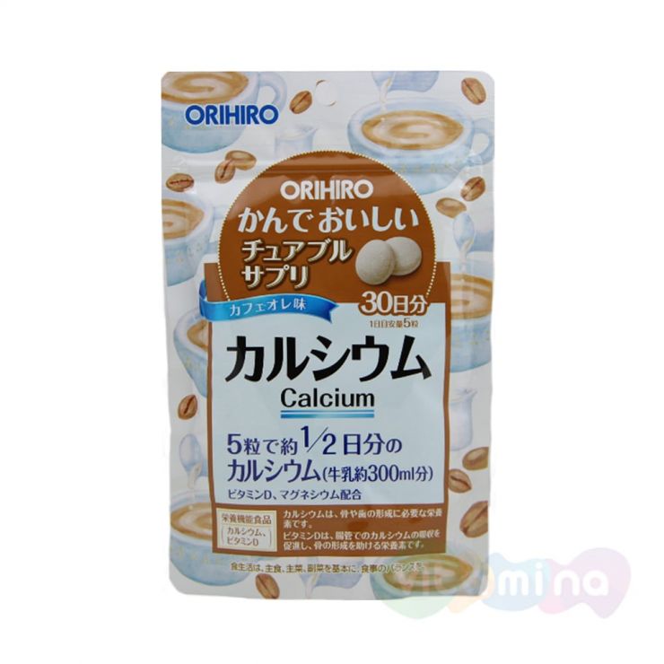 Orihiro Кальций с витамином D со вкусом кофе