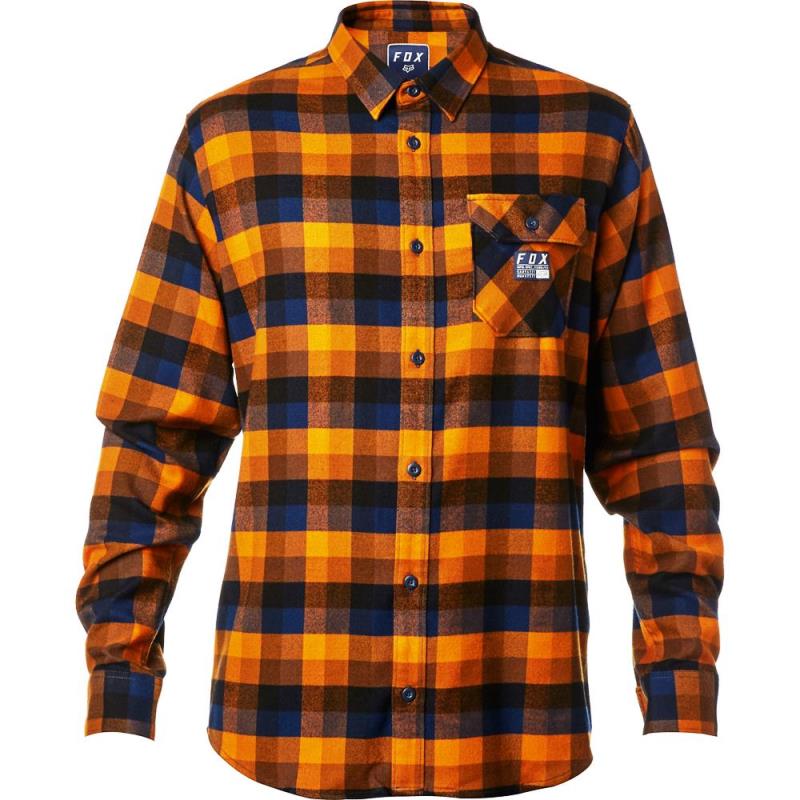 Fox - Rovar Flannel Orange рубашка, оранжевая