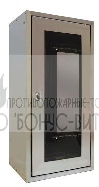 ШП-О-102 (ШПО-102НО) шкаф для одного огнетушителя из нержавеющей стали