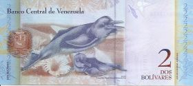Банкнота 2 боливара Венесуэла  2012 UNC