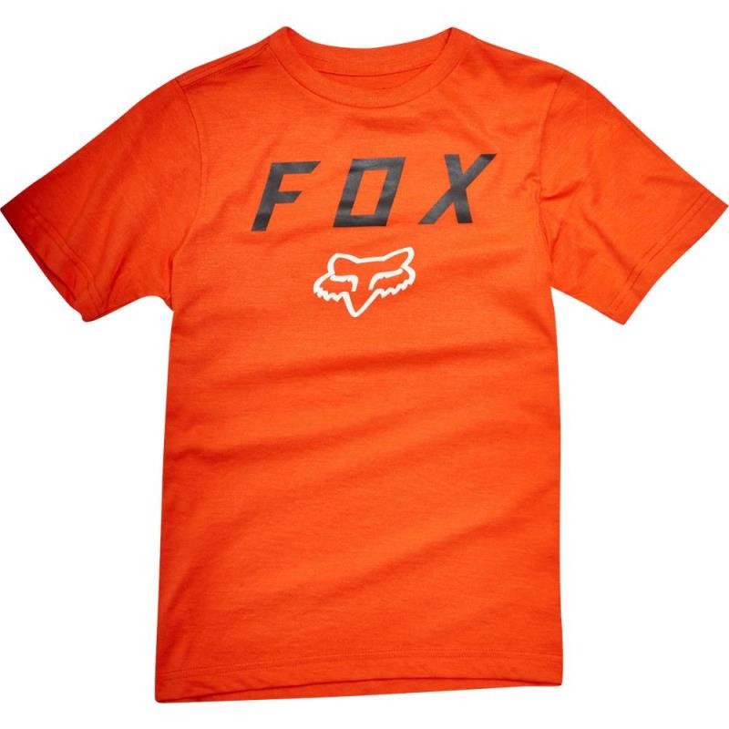 Fox - Youth Contended SS Tee Orange футболка подростковая , оранжевая