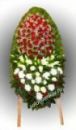 Элитный траурный венок из живых цветов №76, РАЗМЕР 100см,120см,140см,170см