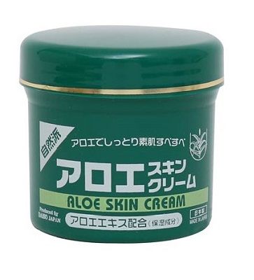 Daiso Japan "Aloe Skin Cream" увлажняющий крем для рук с алоэ и коллагеном 100 г