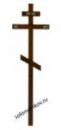 Крест на могилу деревянный сосна100х100 210см темный