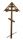 Крест на могилу деревянный сосна "Резной фигурный с орнаментом с крышкой"  220см состаренный