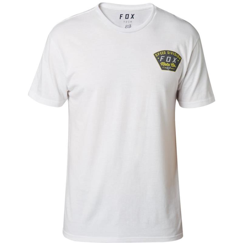 Fox - Seek And Construct SS Tech Tee Optic White футболка, белая